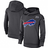 Women Buffalo Bills Anthracite Nike Crucial Catch Performance Hoodie,baseball caps,new era cap wholesale,wholesale hats